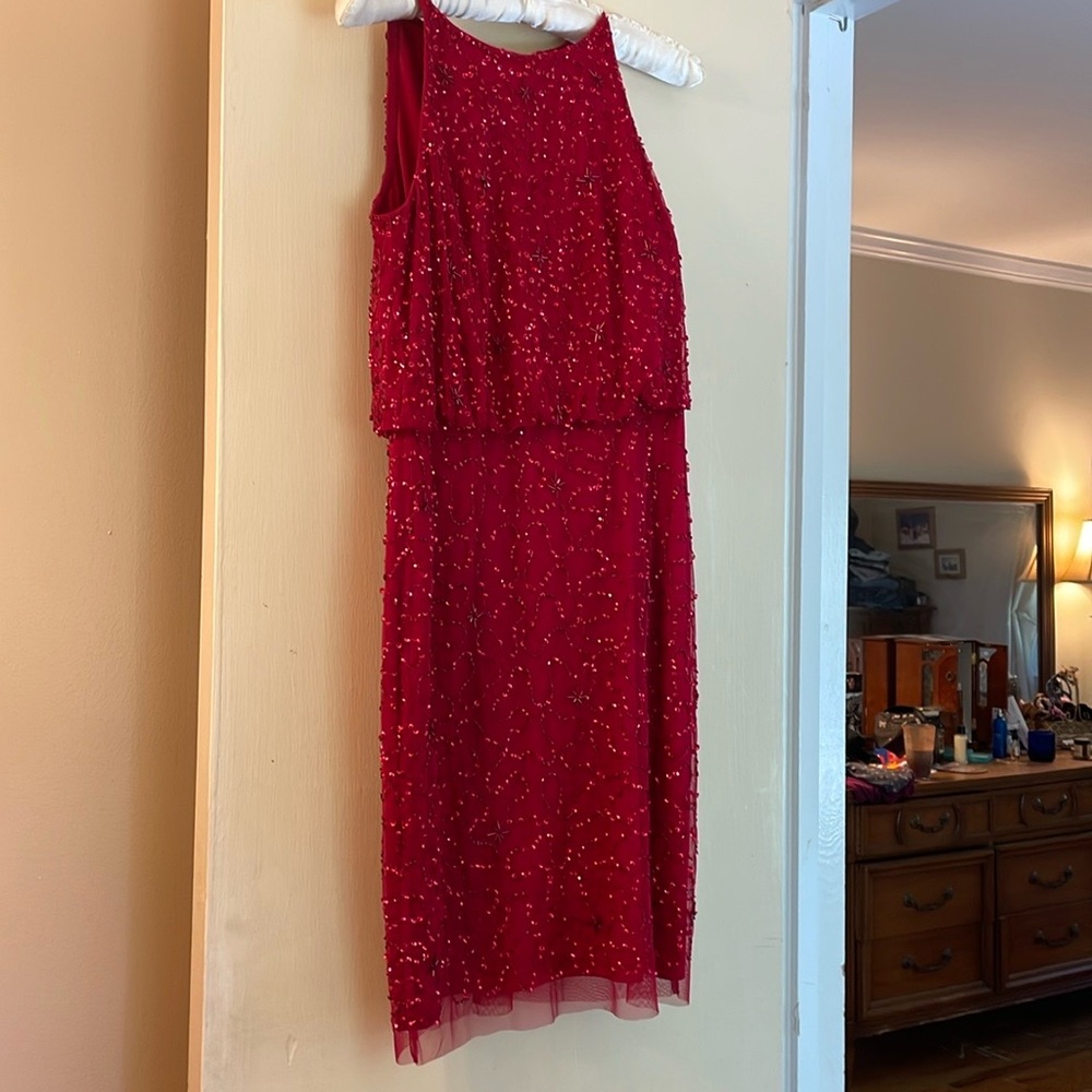 Papell Studio beaded short dress